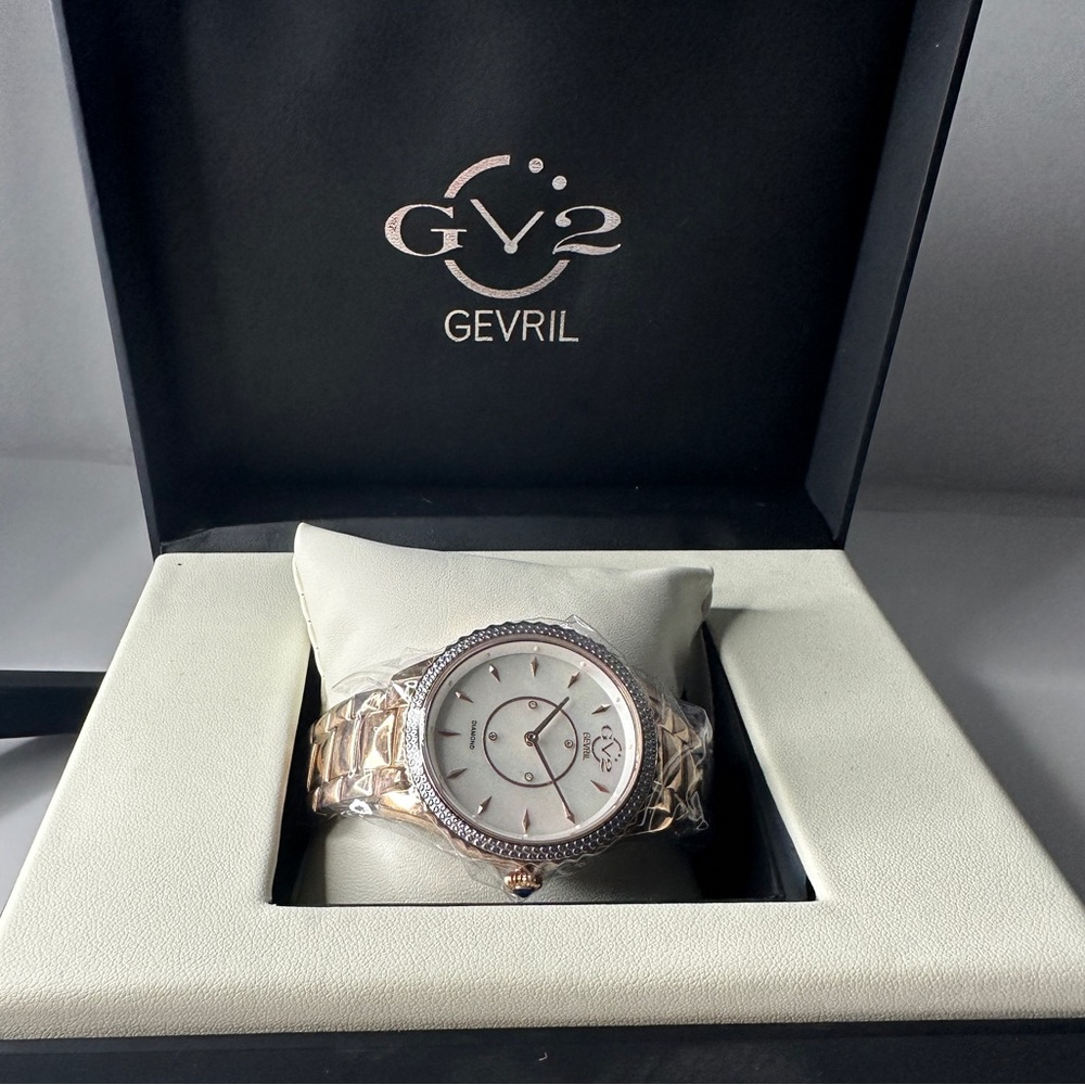 Gevril GV2 Siena Diamond | New With Tag | Luxury Watch (Limited Edition 465/500)